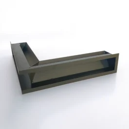 kratka kominkowa narożna LUFT 90 x400 x400 mm czarna mat produkt polski