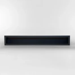 Kratka kominkowa LUFT 600x90 mm czarna mat produkt polski