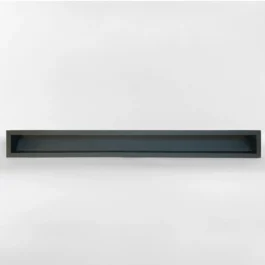 Kratka kominkowa LUFT 800x90 mm czarna mat produkt polski