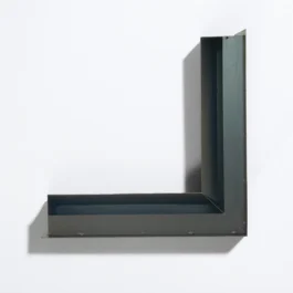 kratka kominkowa narożna LUFT 90 x400 x400 mm czarna mat produkt polski