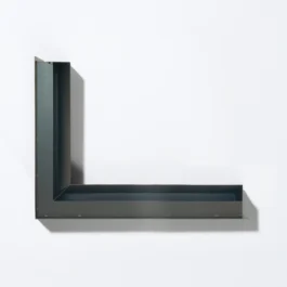 kratka kominkowa narożna LUFT 90x400x600 czarna mat produkt polski