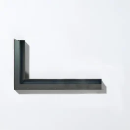 kratka kominkowa narożna LUFT 90x400x800 czarna mat produkt polski