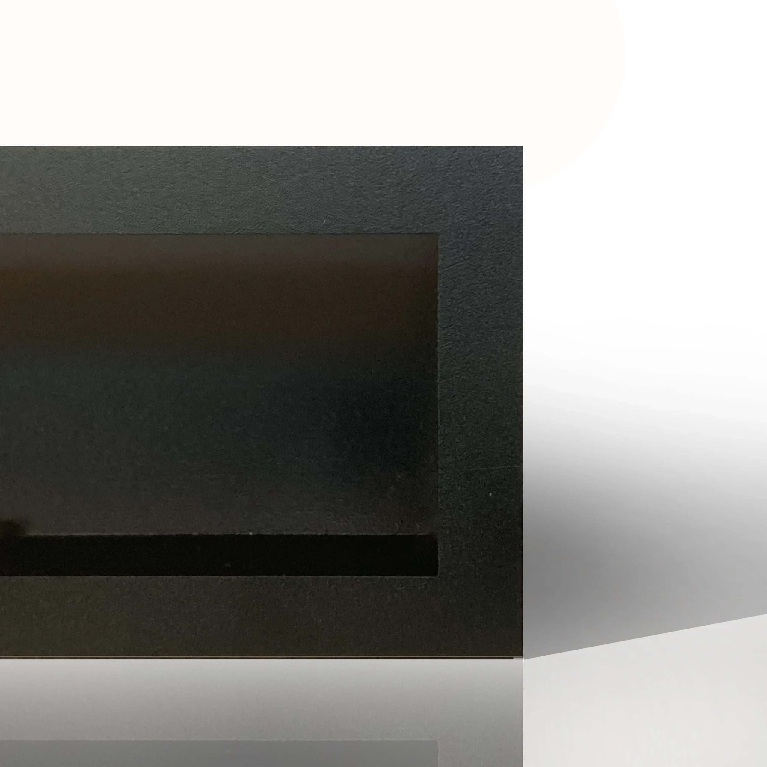 kratka kominkowa narożna LUFT 90x600x400 czarna mat produkt polski - obrazek 4